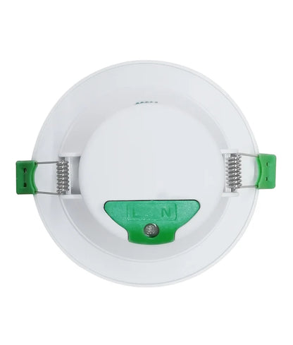 NOVADLUX01A: LED Dimmable Tri-CCT with Changeable Recessed Downlight + Faceplate (Matte Black)