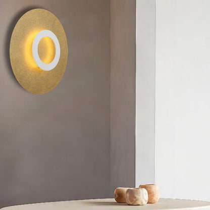 PELZER 60CM LED Wall Light - White/Gold