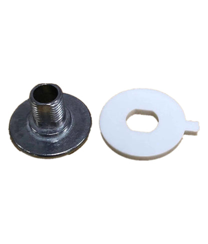 4 Wire 3 Circuit Track Pendant Light Adaptors - Split Nipple Connector WHITE