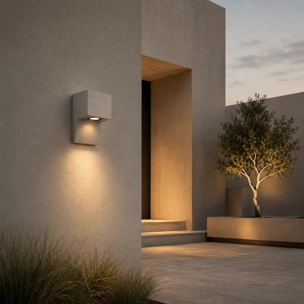 ENGAR Gypsum Indoor Wall Light - Grey