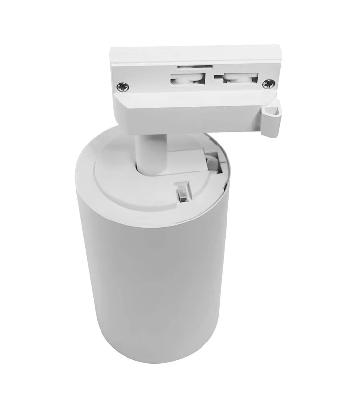 3 Wire 1 Circuit LED Tri-CCT Dimmable Adjustable Track Head - White