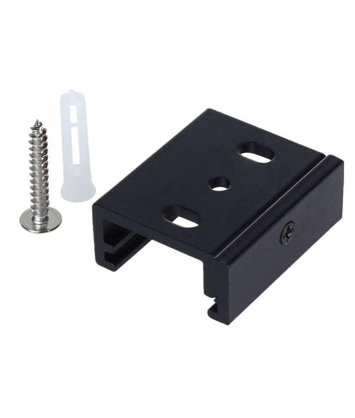 4 Wire 3 Circuit Track Ceiling Kit - Clamp Kit (Black)