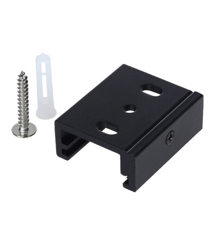 4 Wire 3 Circuit Track Ceiling Kit - Clamp Kit (Black)
