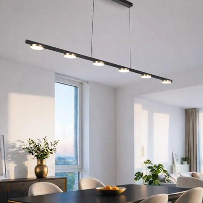 FORDO 180CM Linear Pendant Light - Black