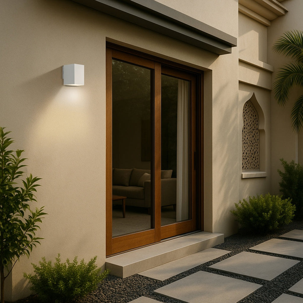 LORSA Single Exterior LED Wall Light - White