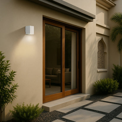 LORSA Single Exterior LED Wall Light - White