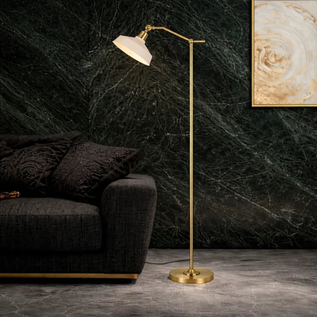 KYLAN Floor Lamp - Antique Gold