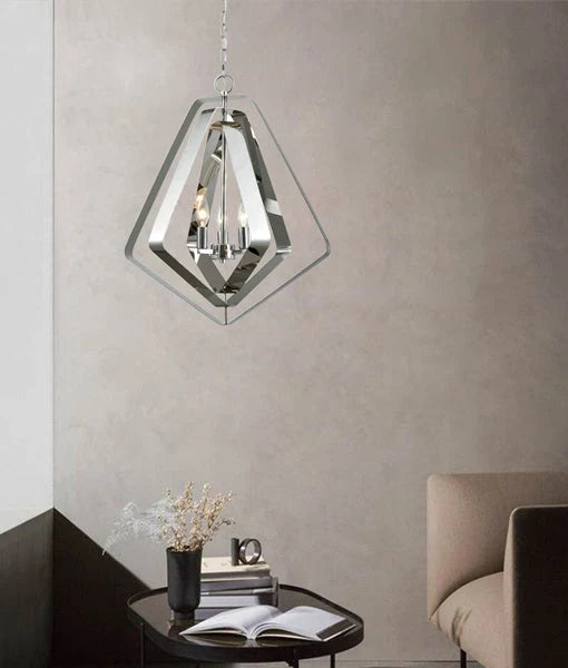 ORBITA5: Bohemian Large Polished Nickel Hardware Pendant Light