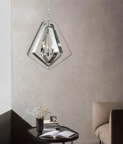 ORBITA5: Bohemian Large Polished Nickel Hardware Pendant Light