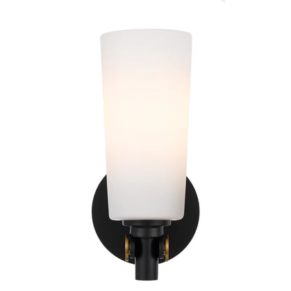 DELMAR WALL LAMP - Black/Opal Matt