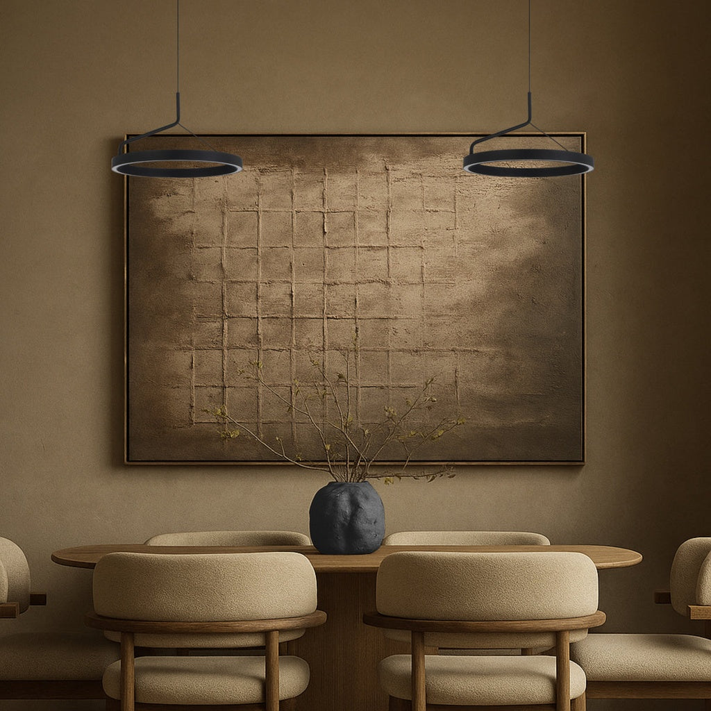 TRUVON 40CM Pendant Light - Black