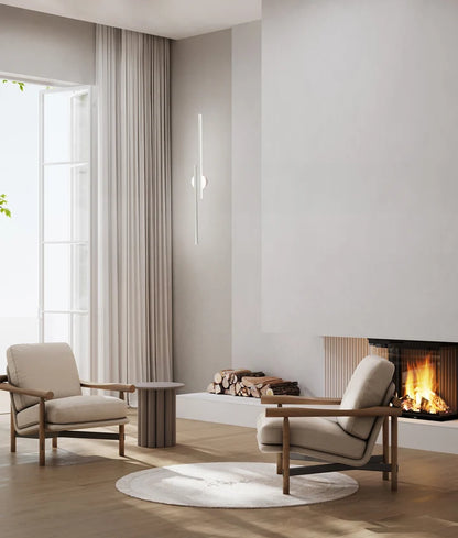 RACHA: Interior Linear LED Tri-CCT Wall Light - White