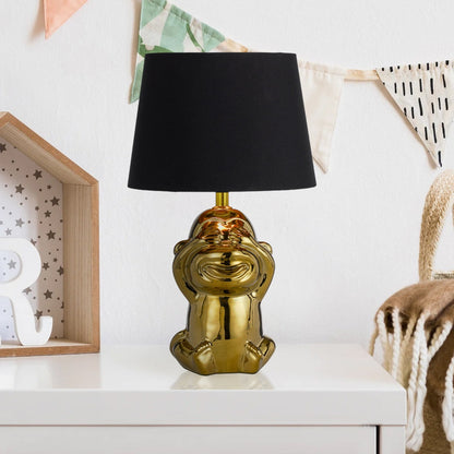 MISARU Ceramic Table Lamp - Gold/Black