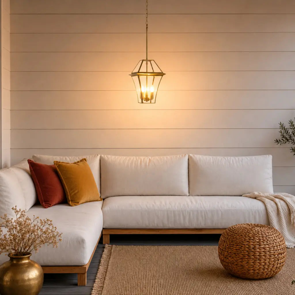 RYE 27CM Pendant Light Solid Brass Large – Brass