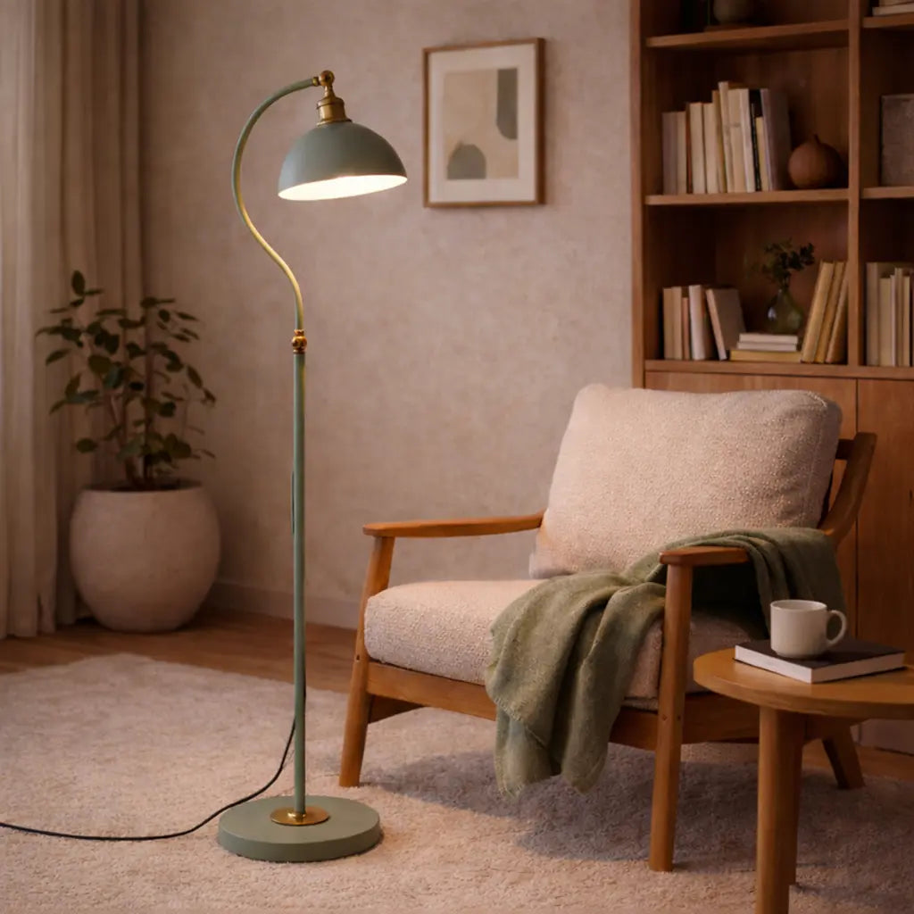 BREVIK Floor Lamp - Green