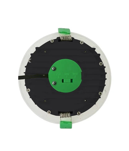 GALTRI: LED Dimmable Tri-CCT Fixed White Recessed Downlights - 12W