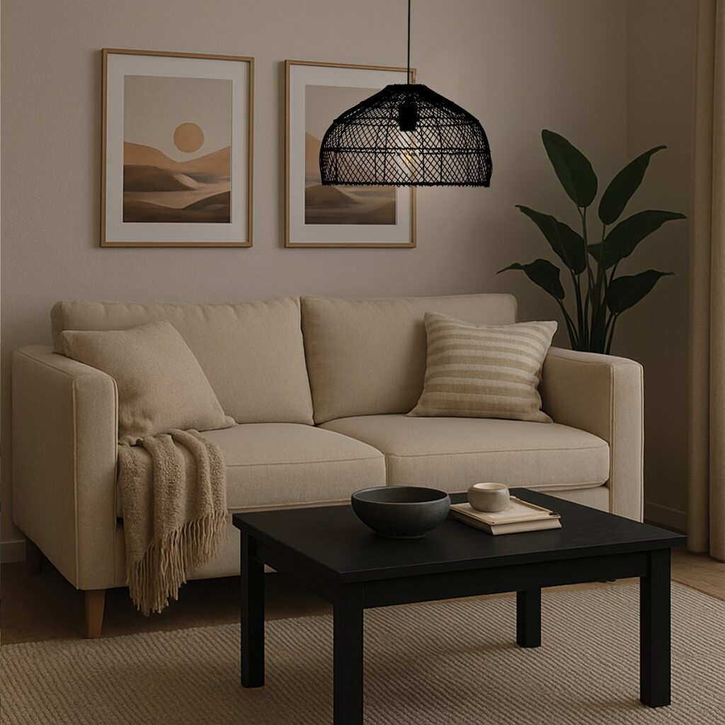 FRYA 40CM Pendant Light - Black