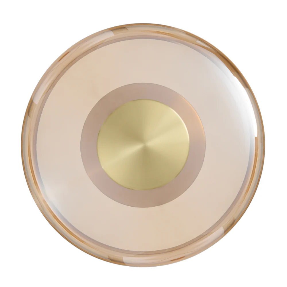 AMITY LED Wall Light - Brass Matt/Amber