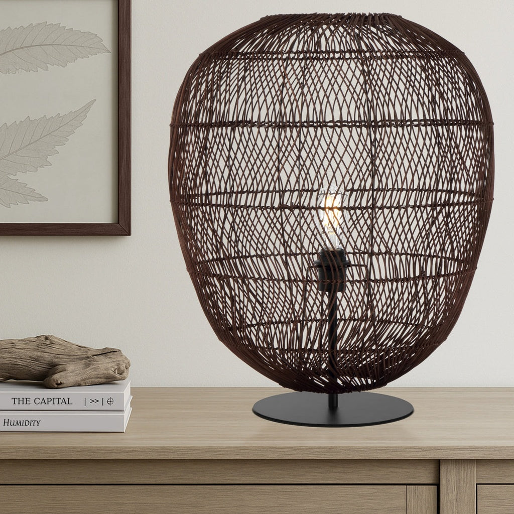 RANA 50CM Table Lamp Large – Brown