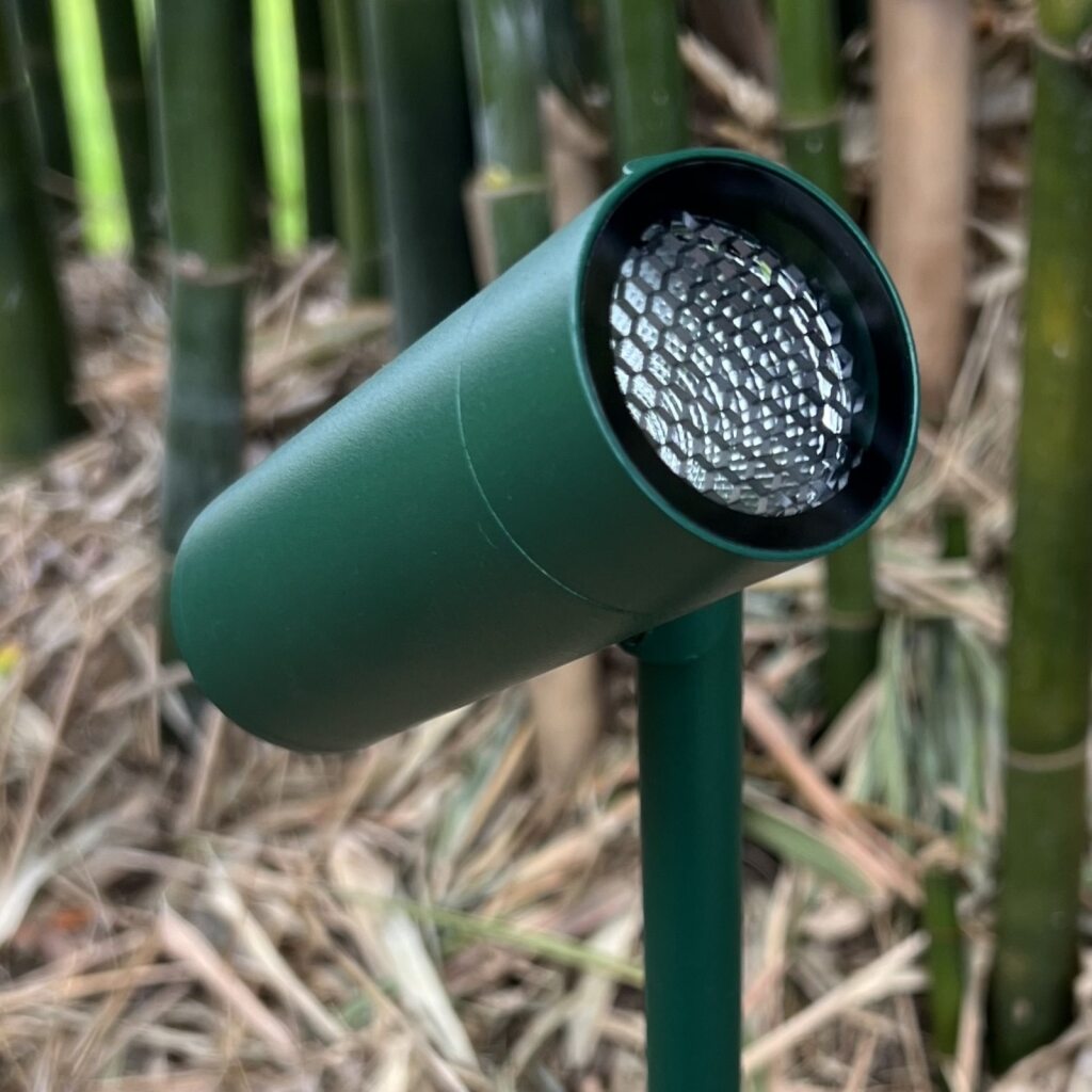 FLANK 24V Exterior LED Post Spike Light - Green