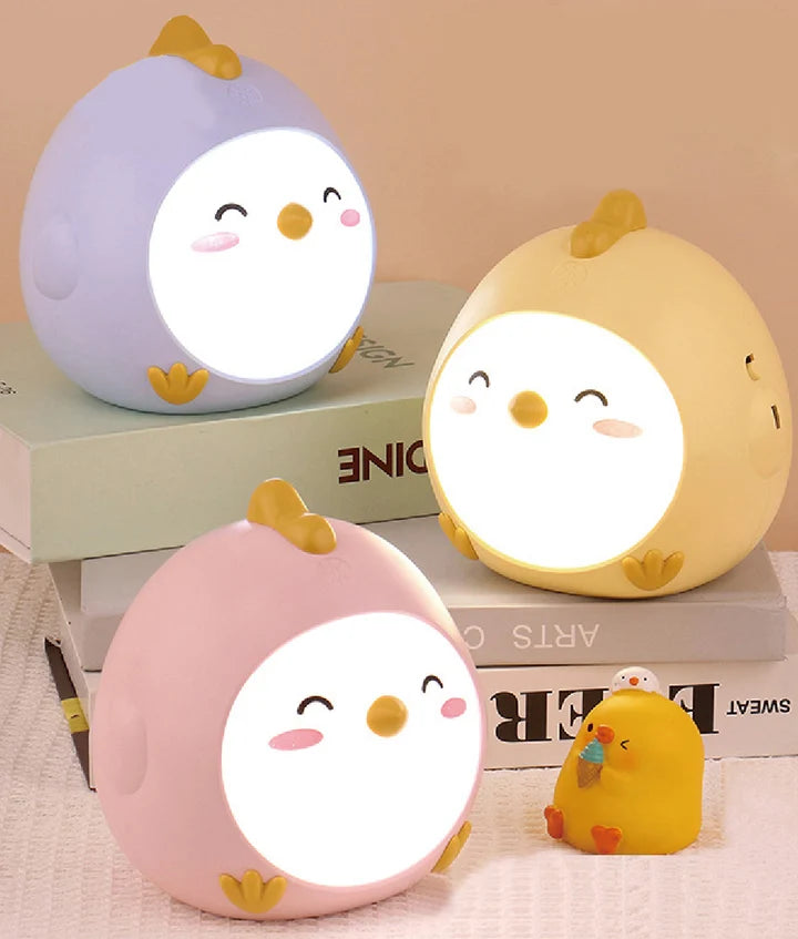 FRANGO: LED Tri-CCT Chicken Nightlight Dimmable USB DC 5V Rechargeable - Pink