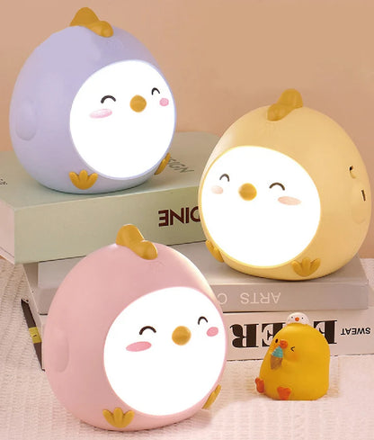 FRANGO: LED Tri-CCT Chicken Nightlight Dimmable USB DC 5V Rechargeable - Pink
