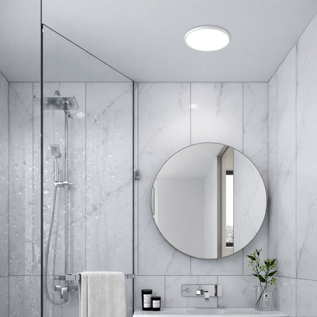 SKY 40CM 32W 3CCT LED Oyster Dimmable Ceiling Light - White