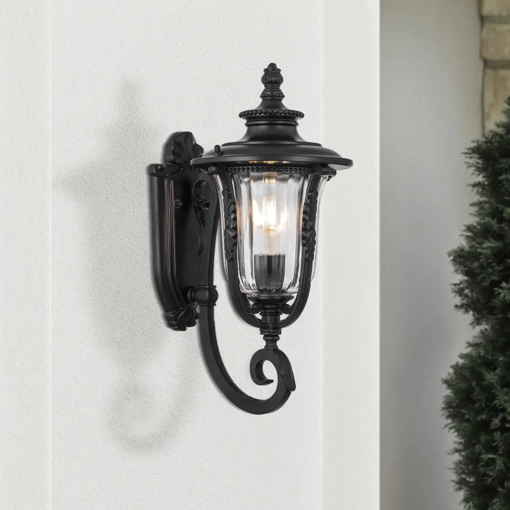 RAMIRO 20CM Exterior Wall Light Small - Black