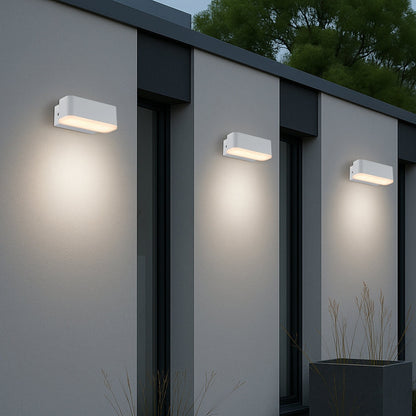 ZIRON 10CM Exterior LED Wall Light Small - White