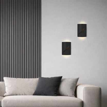 CARLO Gypsum Indoor Wall Light - Black