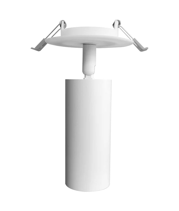 TUBO: LED Recessed Tri-CCT Tiltable & Rotatable Spot Downlights (Cut out: 70-90mm) - White