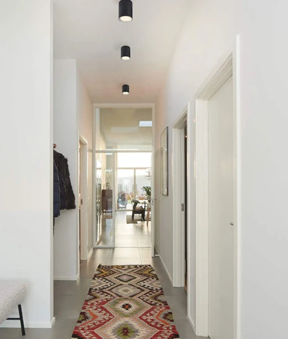 SURFACE: GU10 Round Surface Mounted Ceiling Downlight - Matte Black