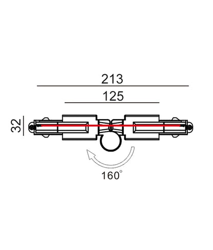 3 Wire 1 Circuit Universal Tracks, Connectors, End Cap & Live End - Connector Elbow Connector (Left) WHITE
