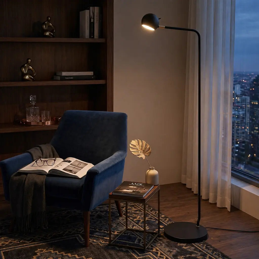 JEREMY Floor Lamp - Black