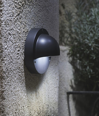 STE: LED Exterior Surface Mounted Eyelid Step / Wall Lights IP44 - 12V