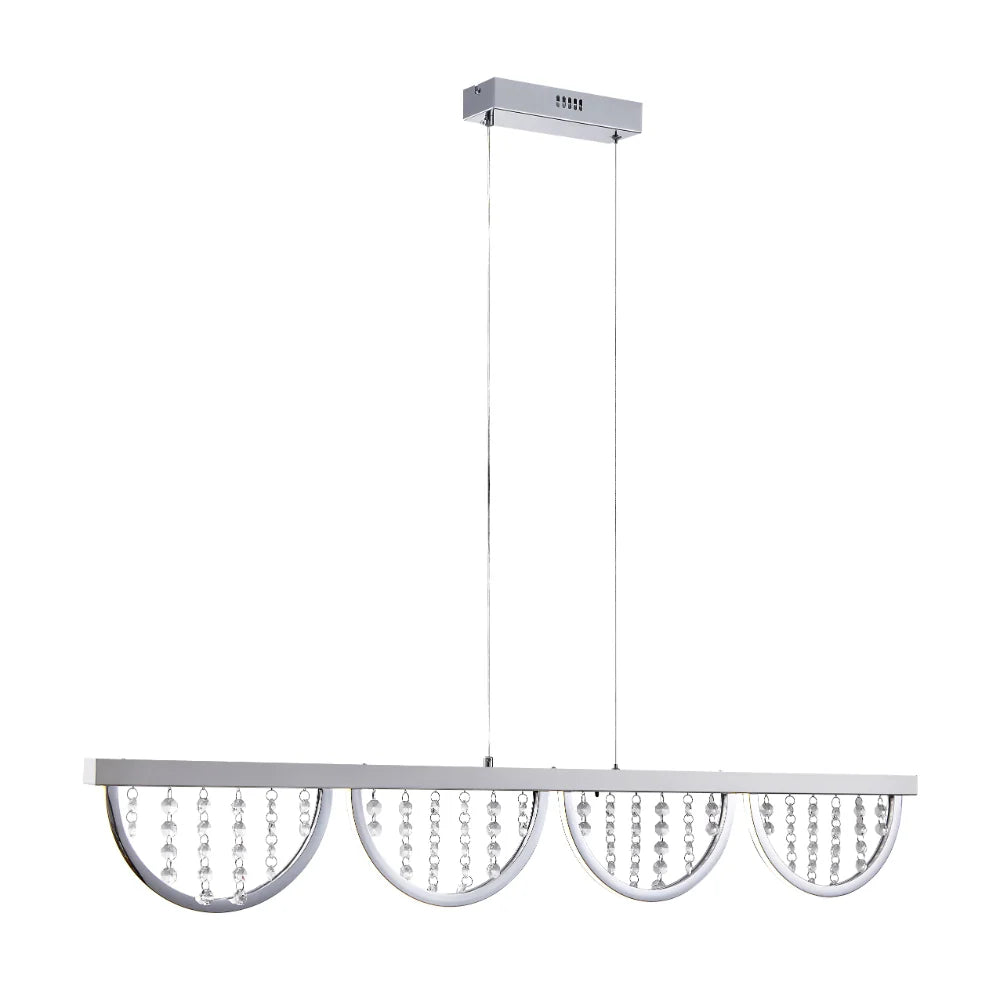 LUXIA 120CM Pendant Light - Chrome
