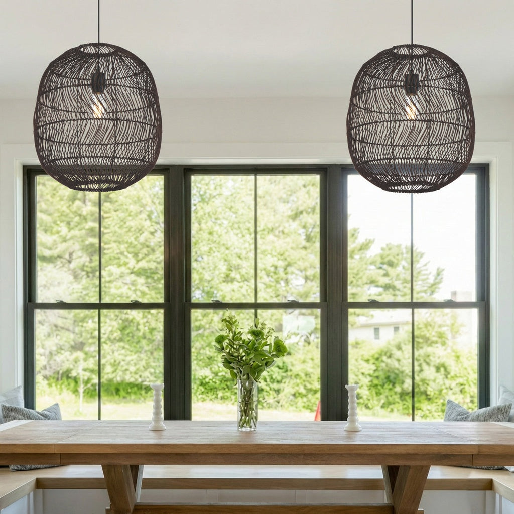 RANA 40CM Pendant Light – Brown