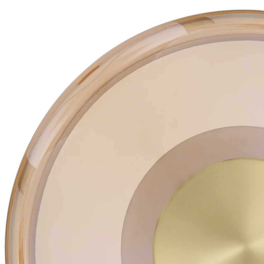 AMITY LED Wall Light - Brass Matt/Amber