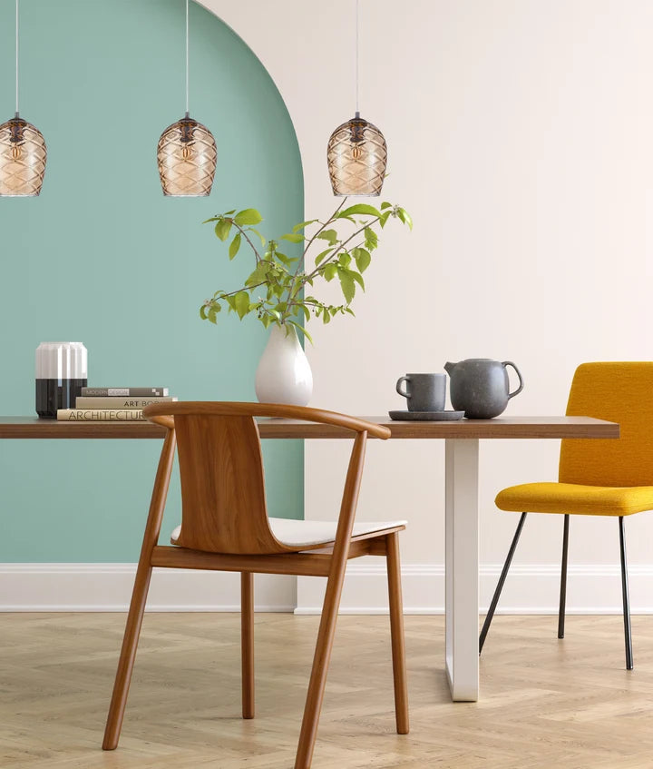 NETA: Interior COFFEE Wine Glass Shade Segmented Pendant Lights