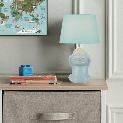 MISARU Ceramic Table Lamp - Blue