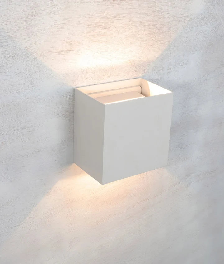 TOCA: Exterior LED Surface Mounted Adjustable Lens Covers Up/Down Lights IP65 - White