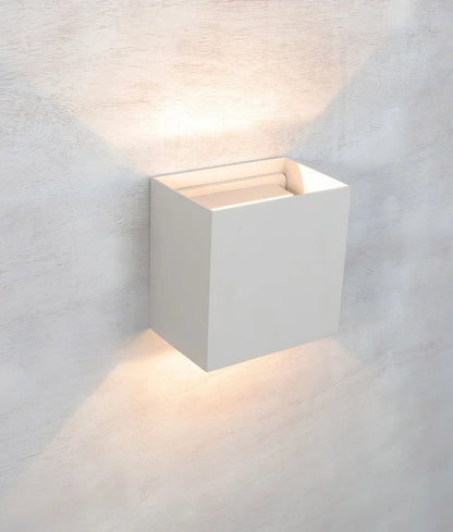 TOCA: Exterior LED Surface Mounted Adjustable Lens Covers Up/Down Lights IP65 - White