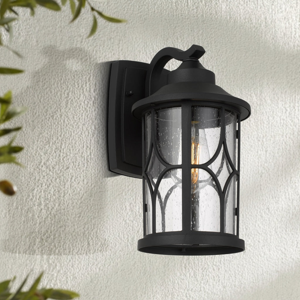 LENORE Exterior LED Wall Light Small - Black