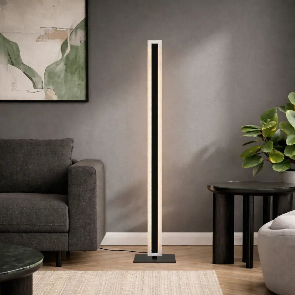 SERANO II LED Floor Lamp - Silver