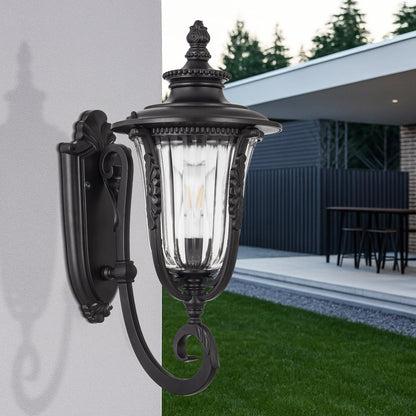 RAMIRO 25CM Exterior Wall Light Large - Black
