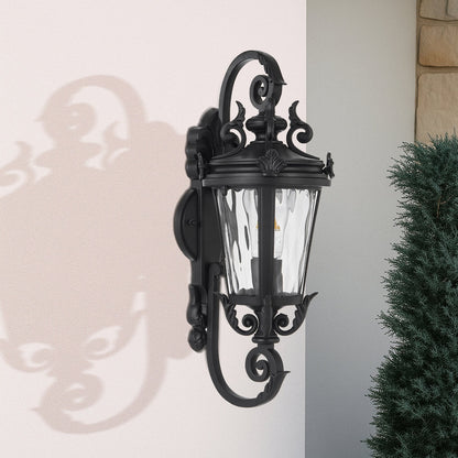 PEDRAL 18CM Exterior Wall Light Small - Black