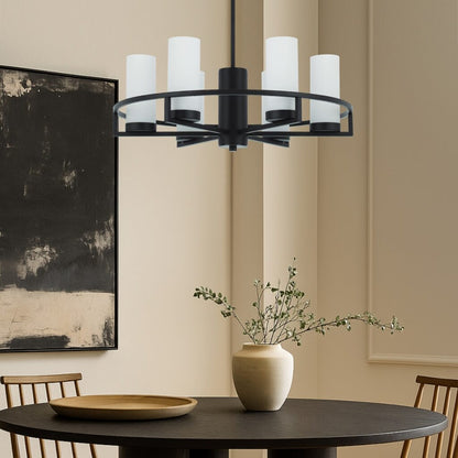 EAMON 6 Pendant Light - Black/Matt
