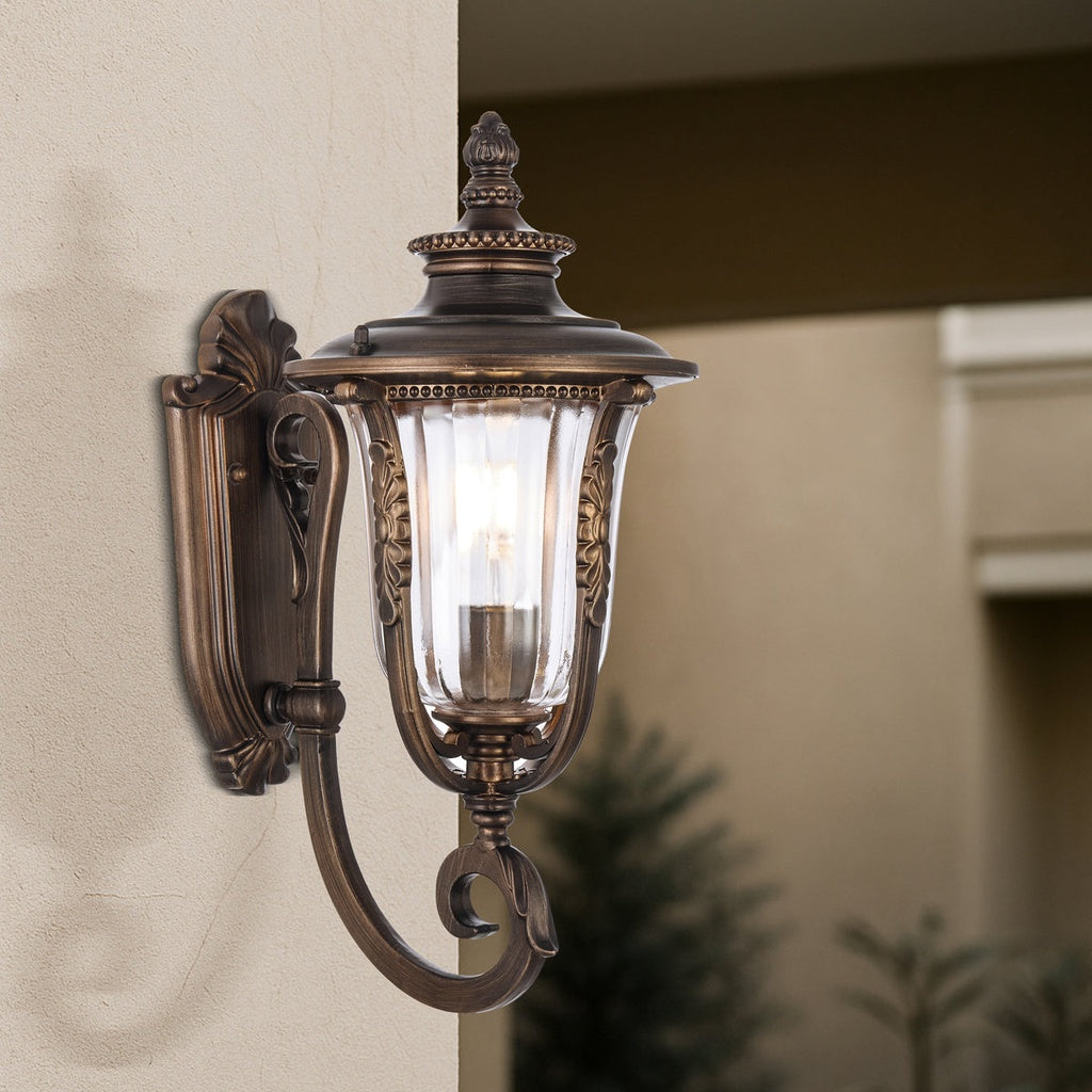 RAMIRO 20CM Exterior Wall Light Small - Bronze