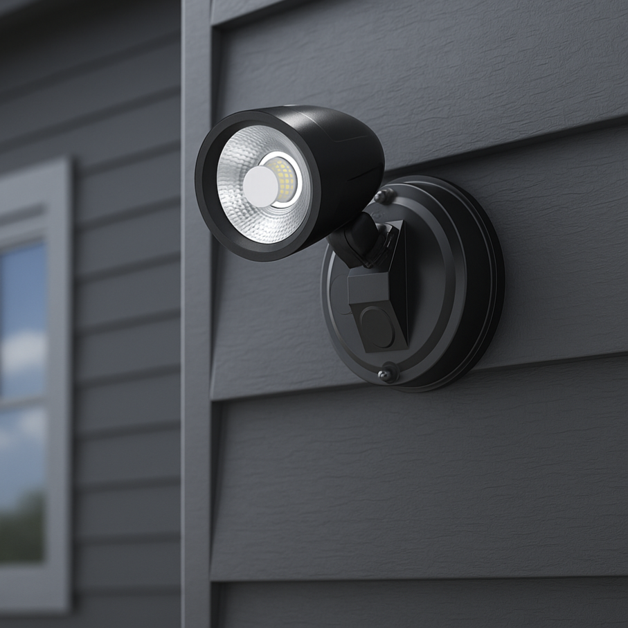 ILLUME Single Exterior LED Spotlight - Black
