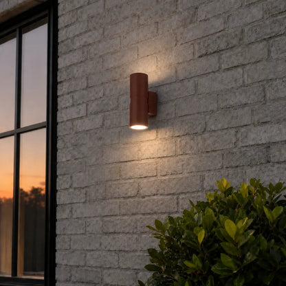 SARNEL Up-Down Exterior Wall Light - Corten
